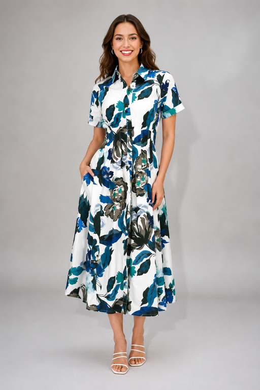 Diana Dress - Multi Floral