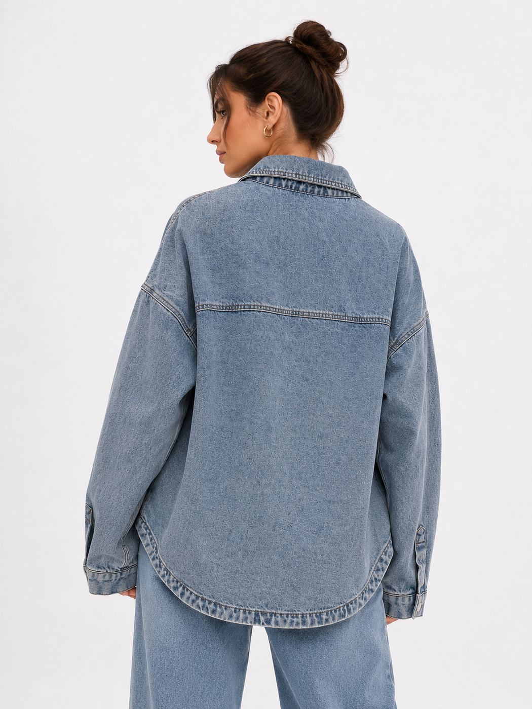 Denim Jacket - Washed Denim Shacket