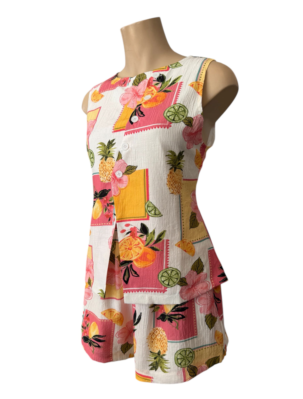 Vest top Set - Floral & Fruit