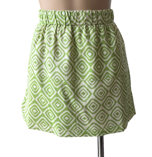 Green aztec print Skirt