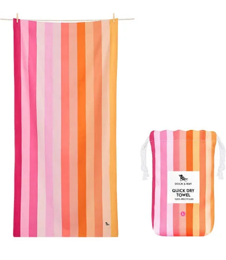 Dock & Bay 100% Recycled Towel - Miami Sorbet