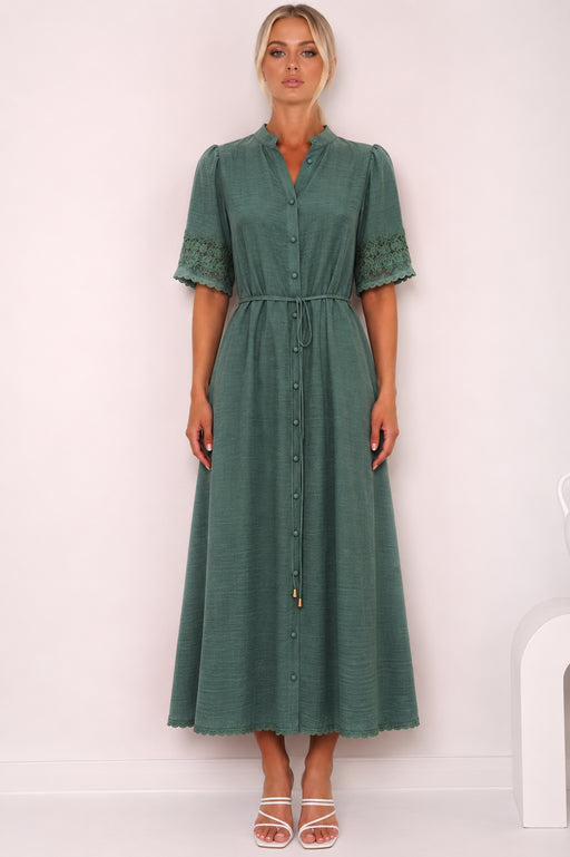 Midi Dress - Green