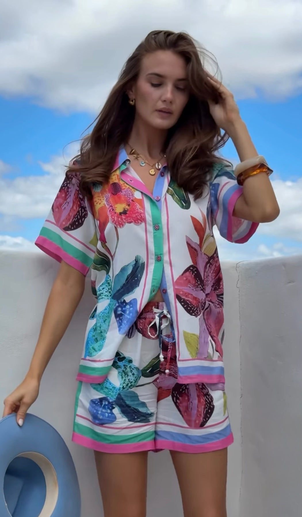 Rayon Orchid Set - Floral