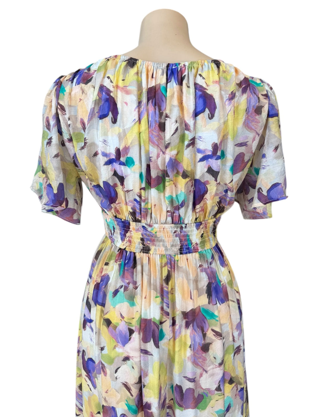 Chloe Maxi Dress - Purple Floral
