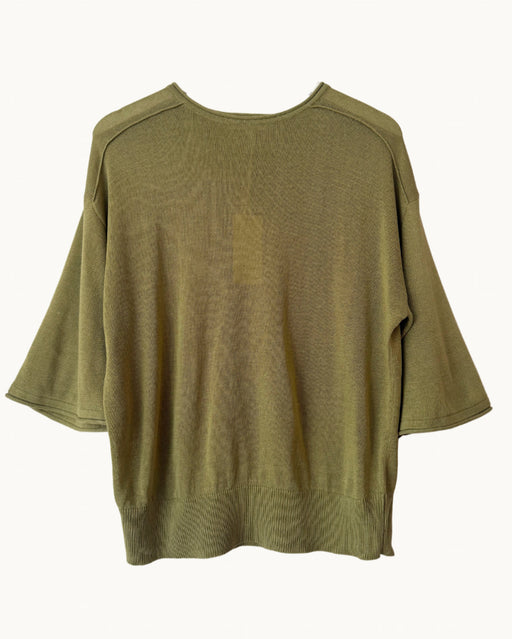 Little Lies Cassie Knit Tee - Olive