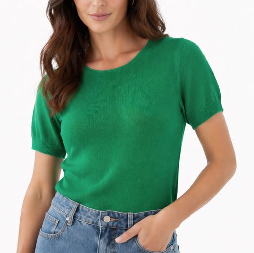 Anna Knit Tee - Green