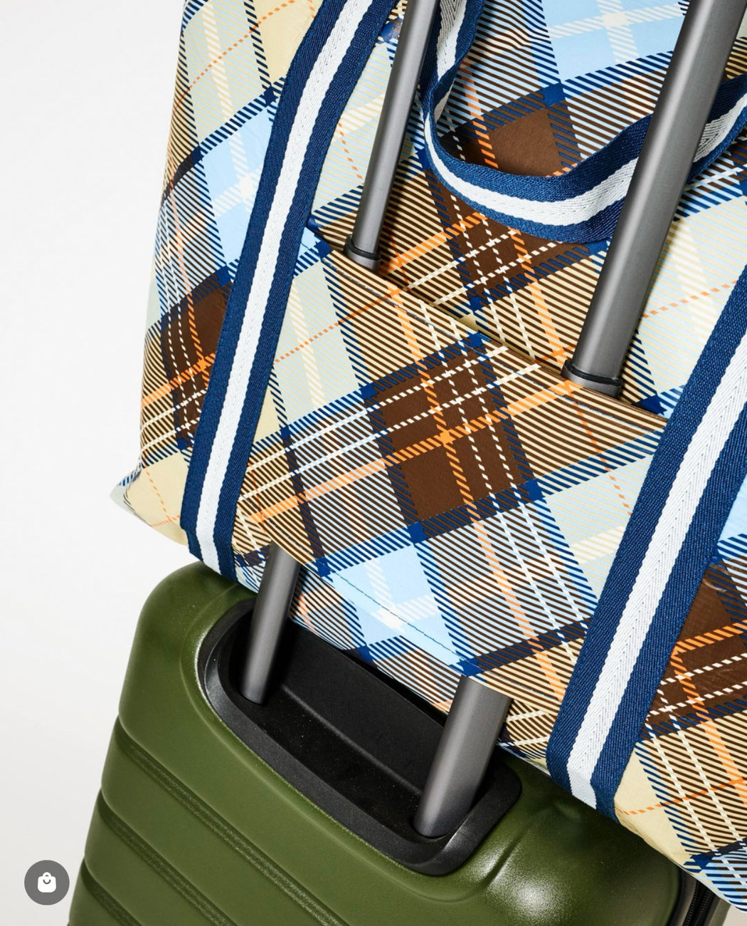 NEW DESIGN Project Ten Zip Tote Bag - Country Plaid