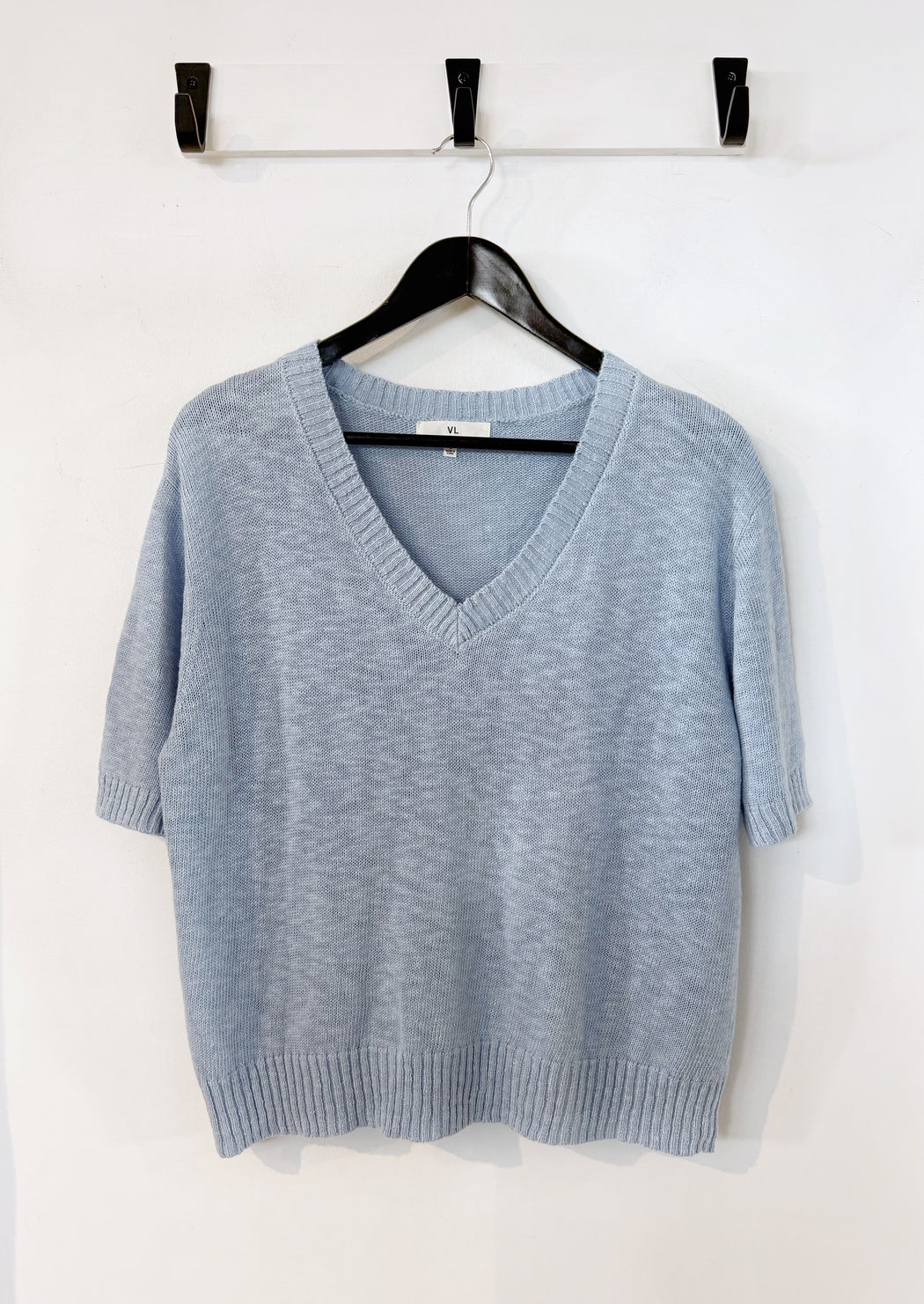 V-neck Knit - Blue