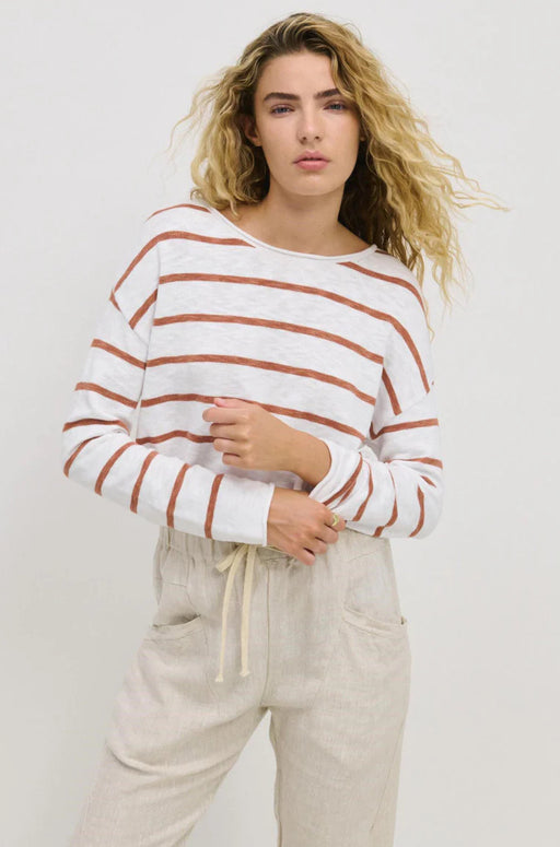 Little Lies Minnie Knit - Rust Stripe