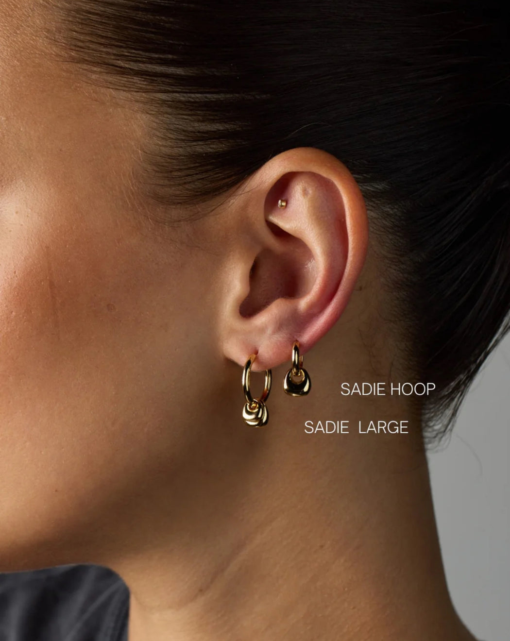 Zafino 18K Gold Plated Sadie Large Hoop