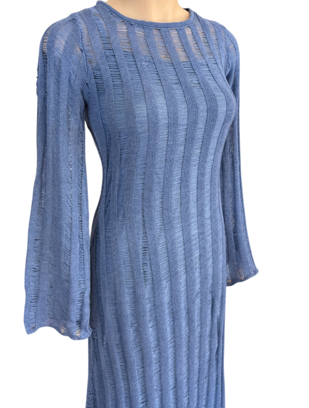 Vaycay Knit dress - Blue