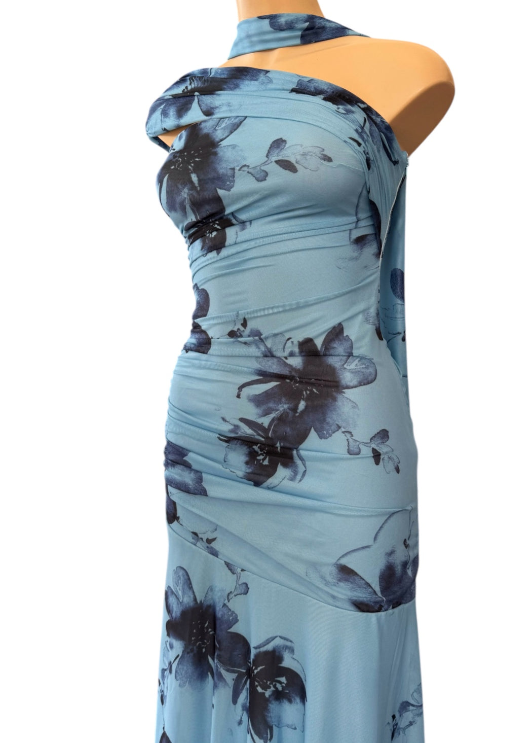 Willow Maxi Dress - Blue floral