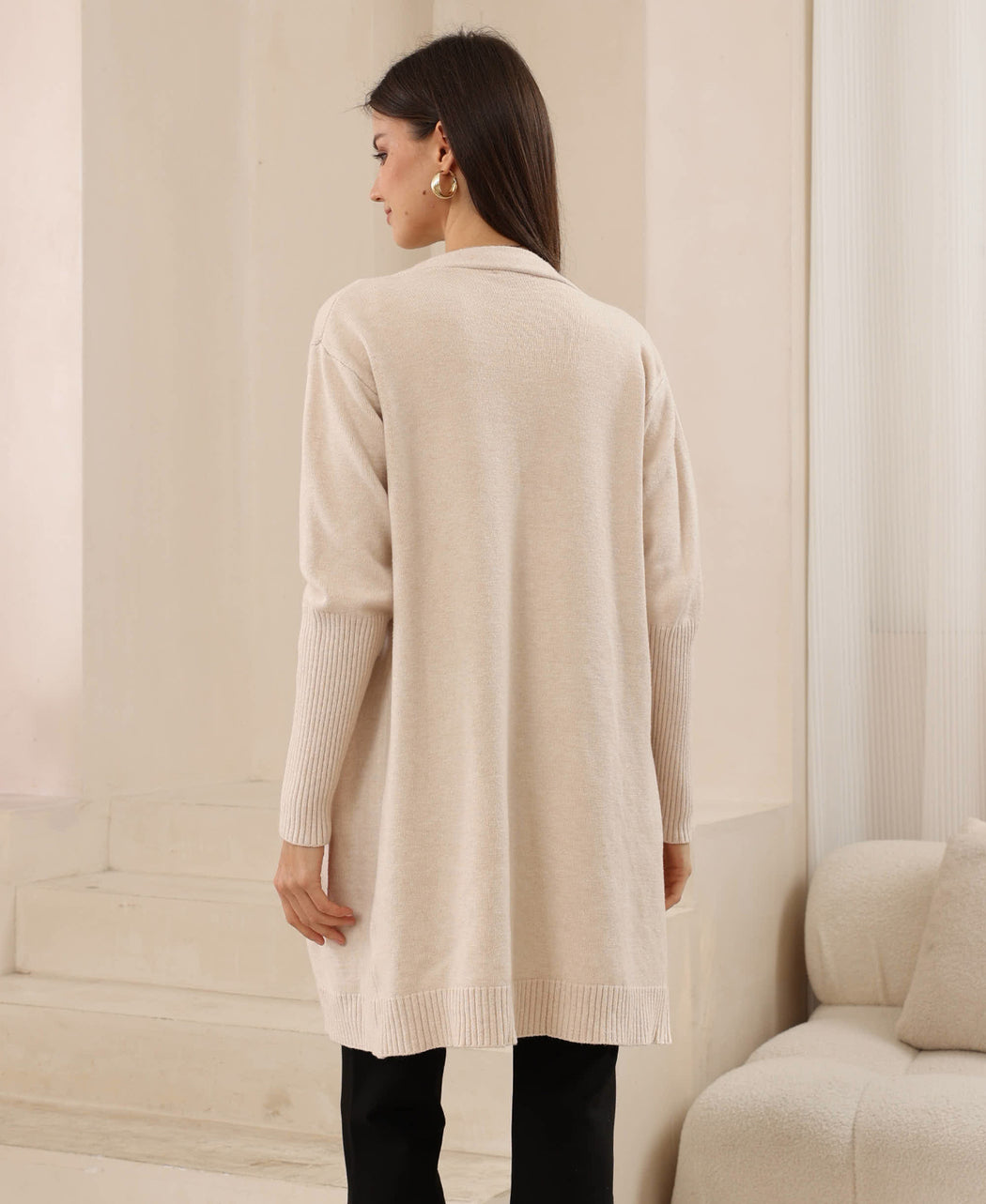 Essentials Cardigan - Warm Beige