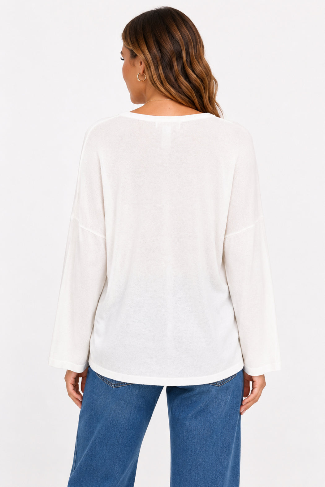 Cashmere Blend Knit - Ivory