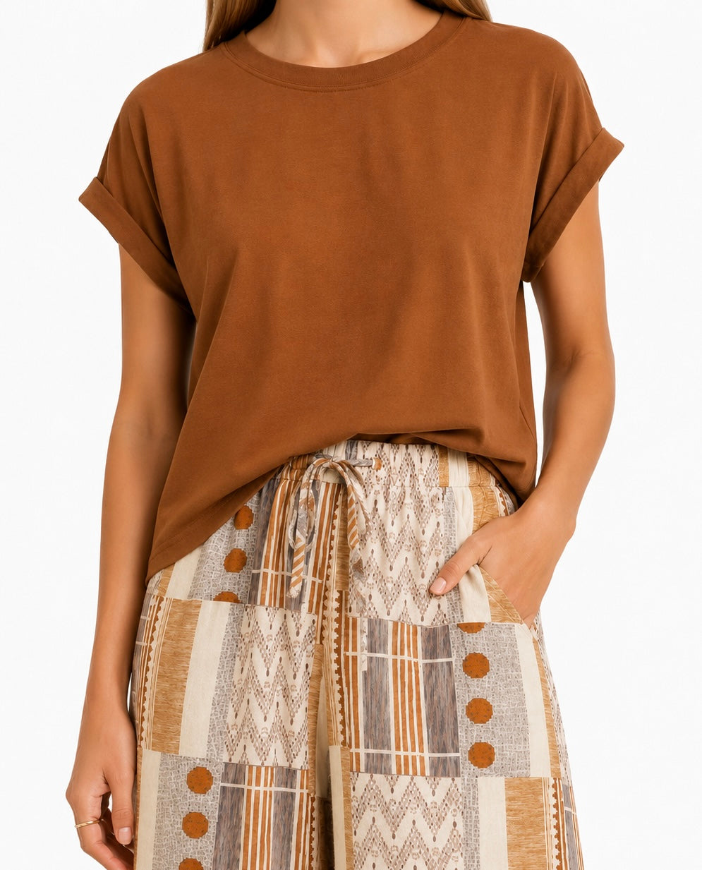 Little Lies Rhodes Tee - Desert