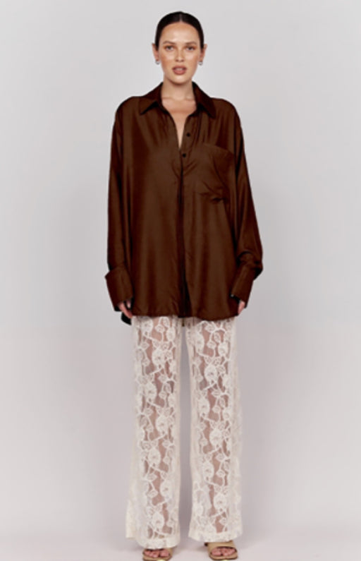 Lace Pants - White