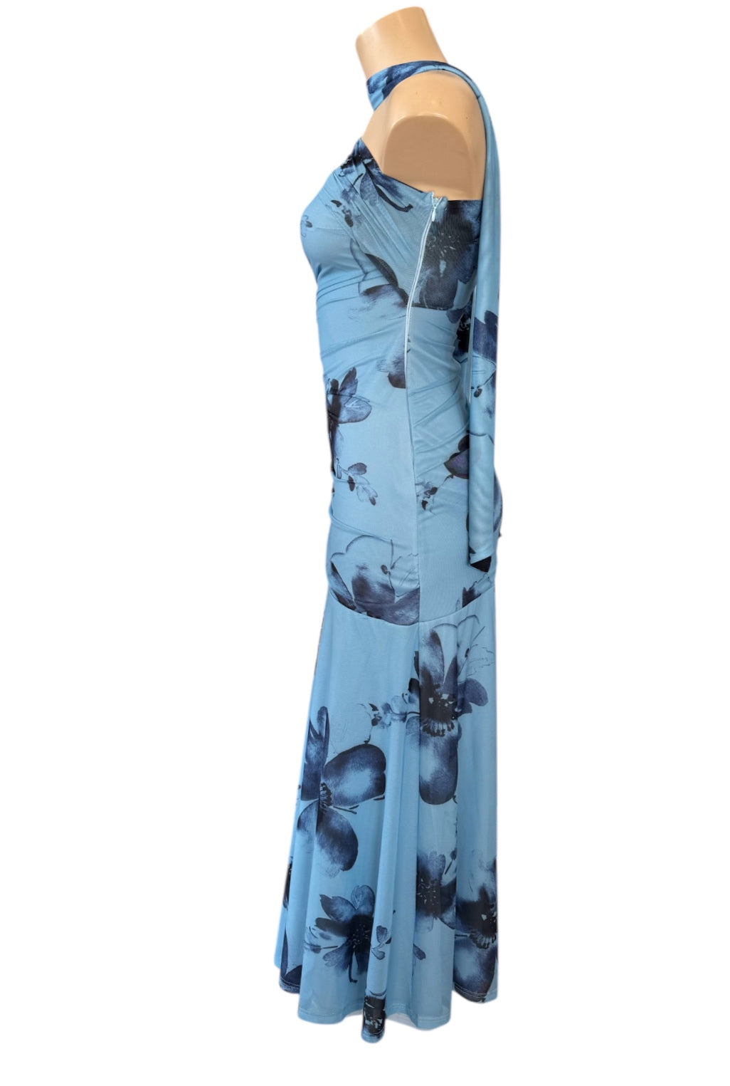 Willow Maxi Dress - Blue floral