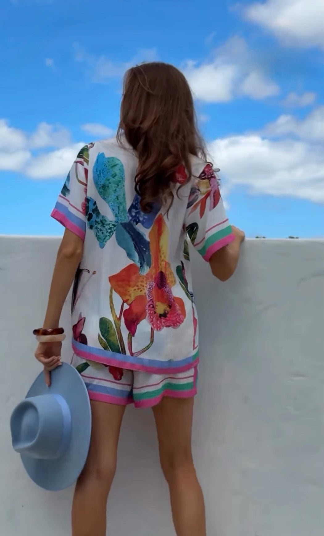 Rayon Orchid Set - Floral