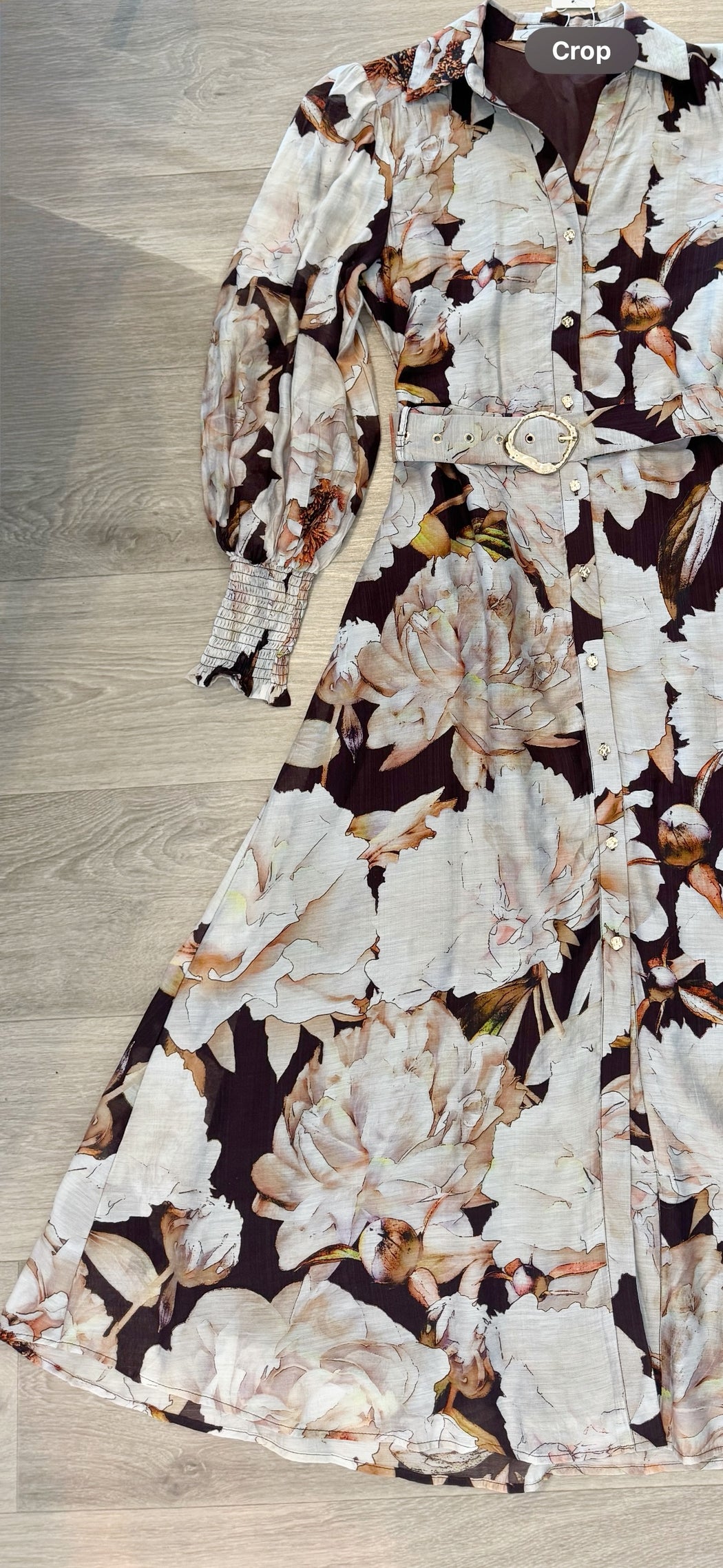 Kara Maxi Dress - Multi brown