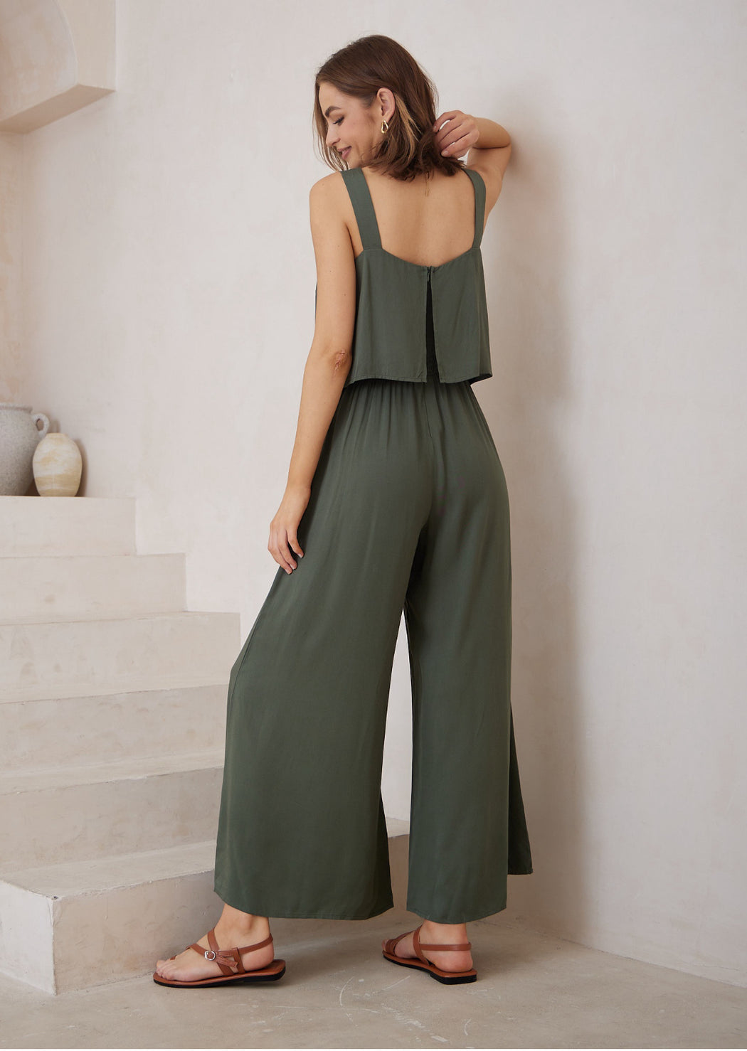 Nicole Jumpsuit - Khaki