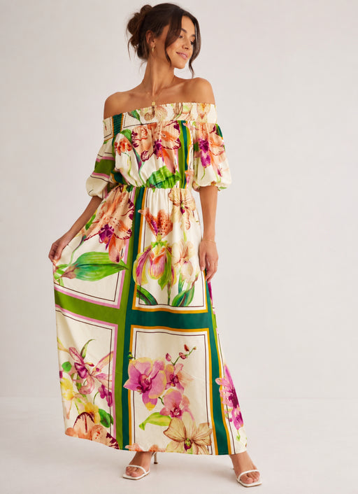 Off shoulder Maxi Dress - Italian Summer