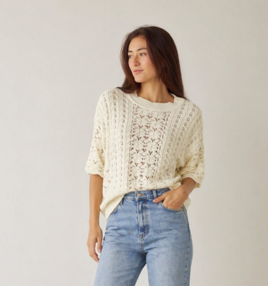 Heidi Knit - Ivory