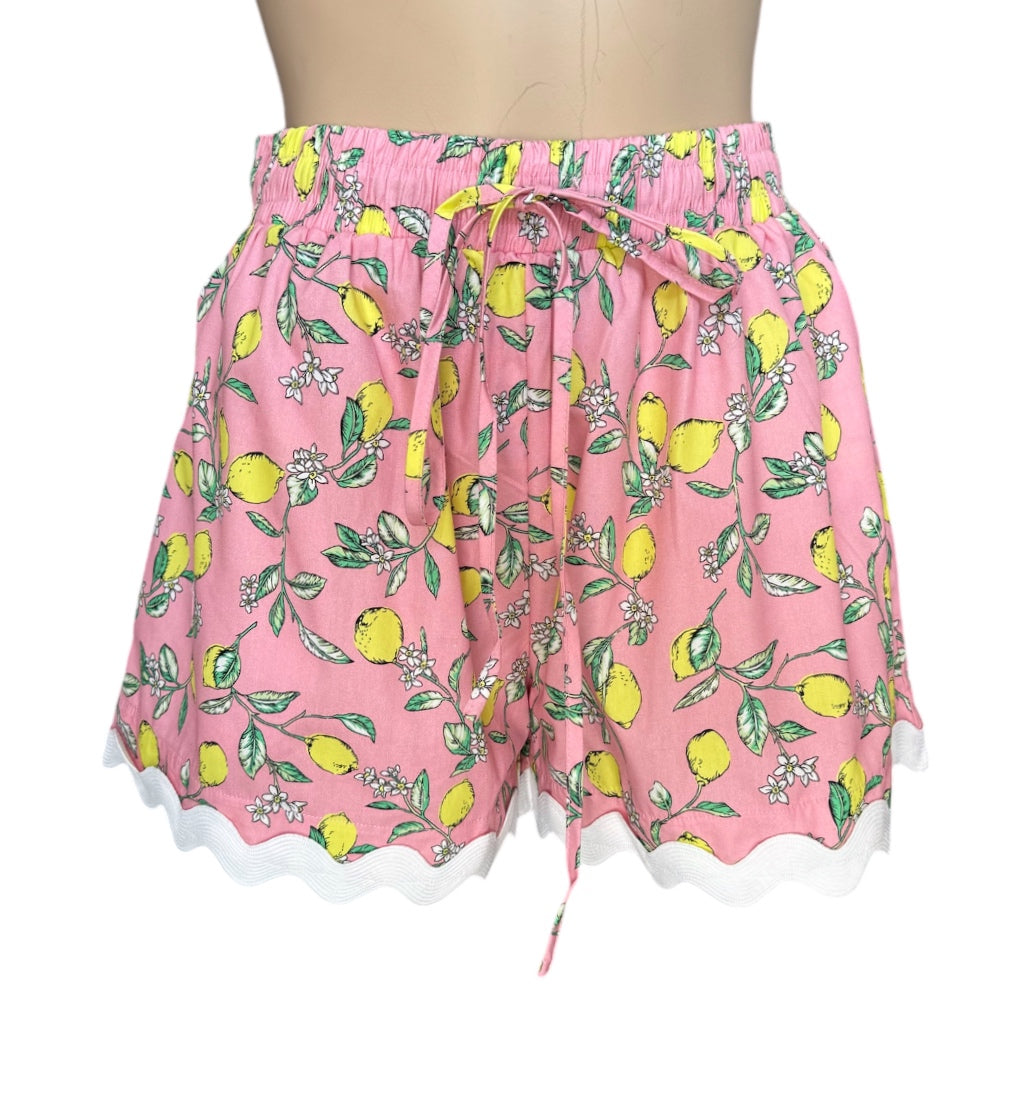 Lemon Cotton Set - Pink