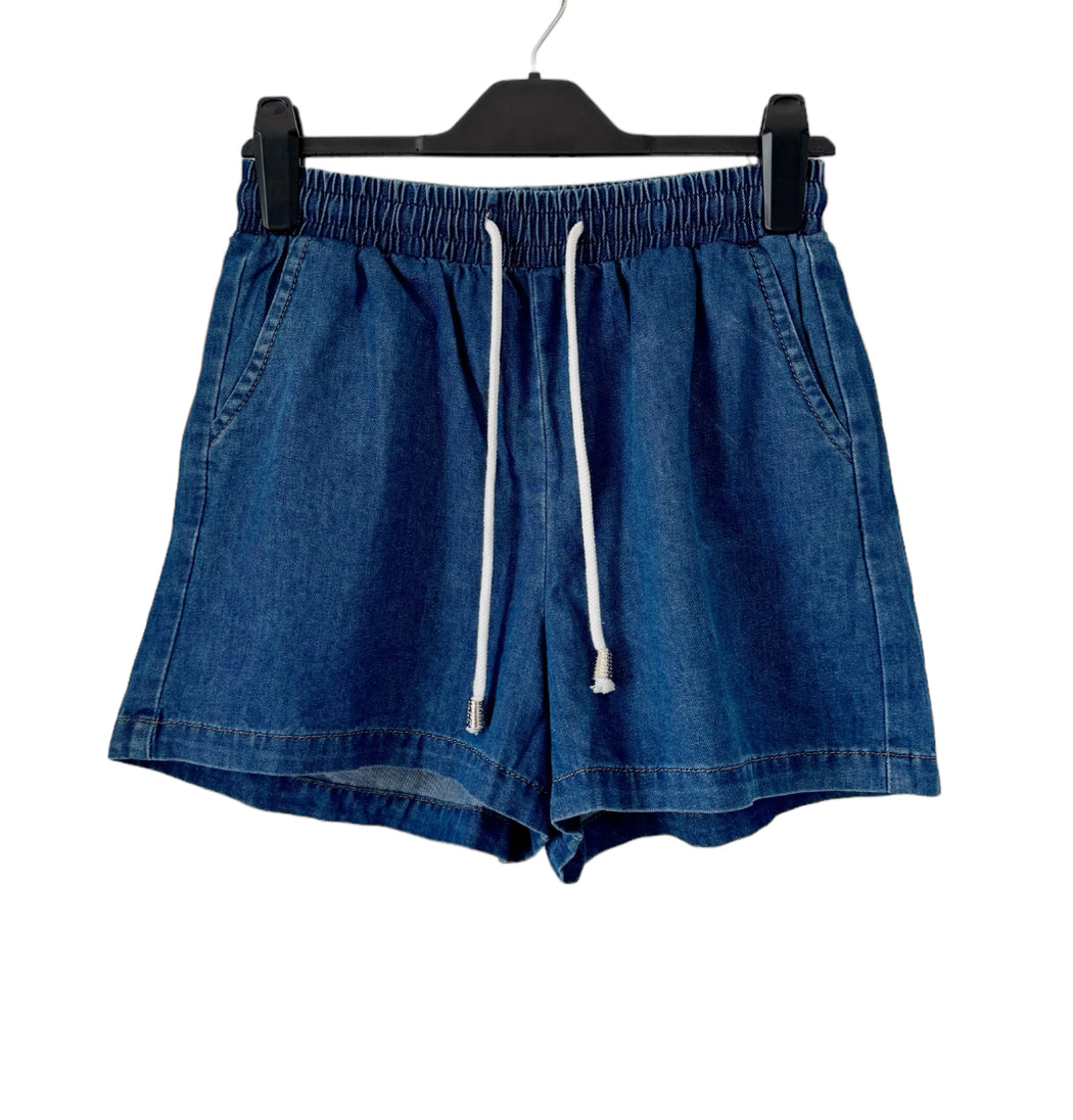 Jogger Shorts - Denim Blue