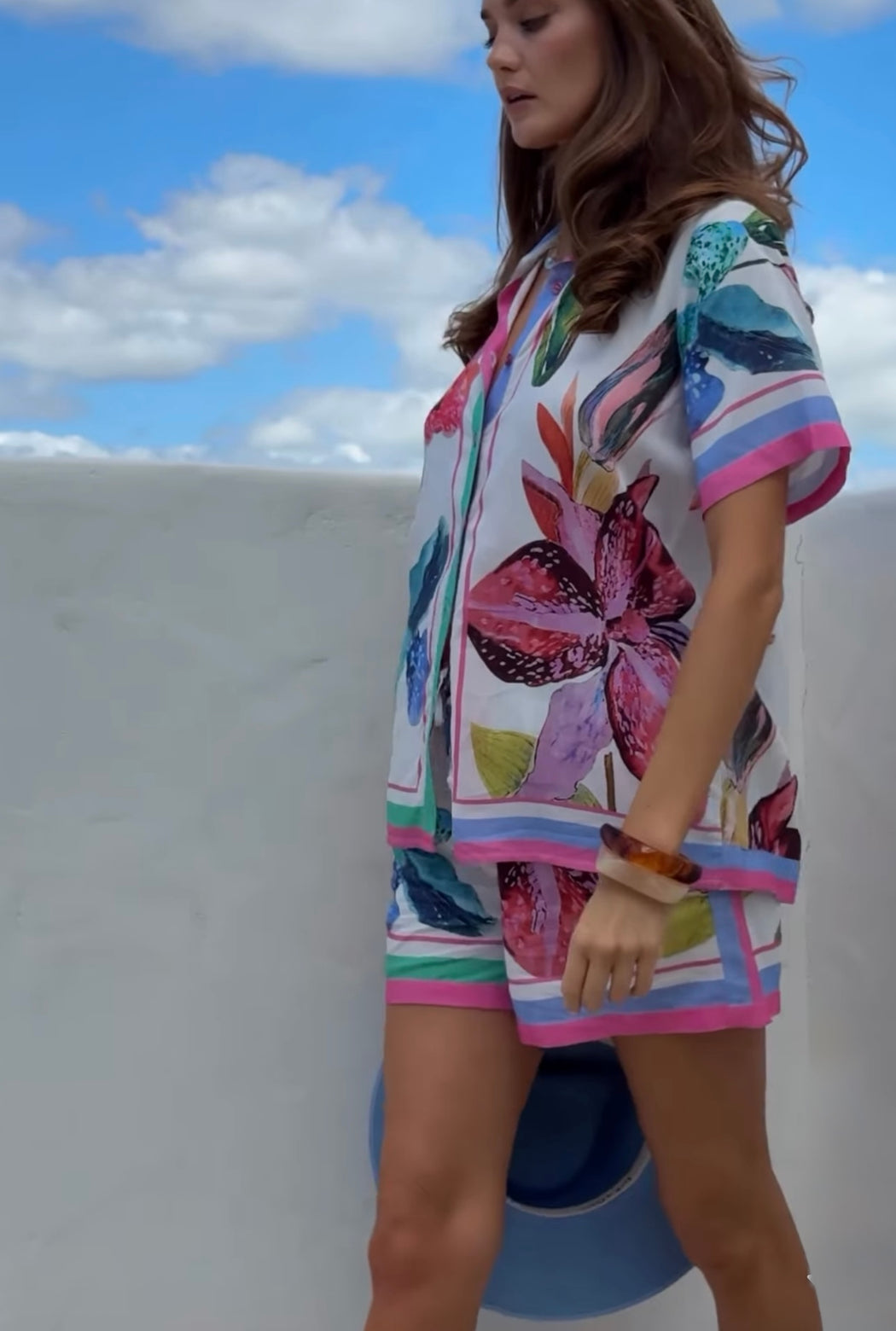 Rayon Orchid Set - Floral