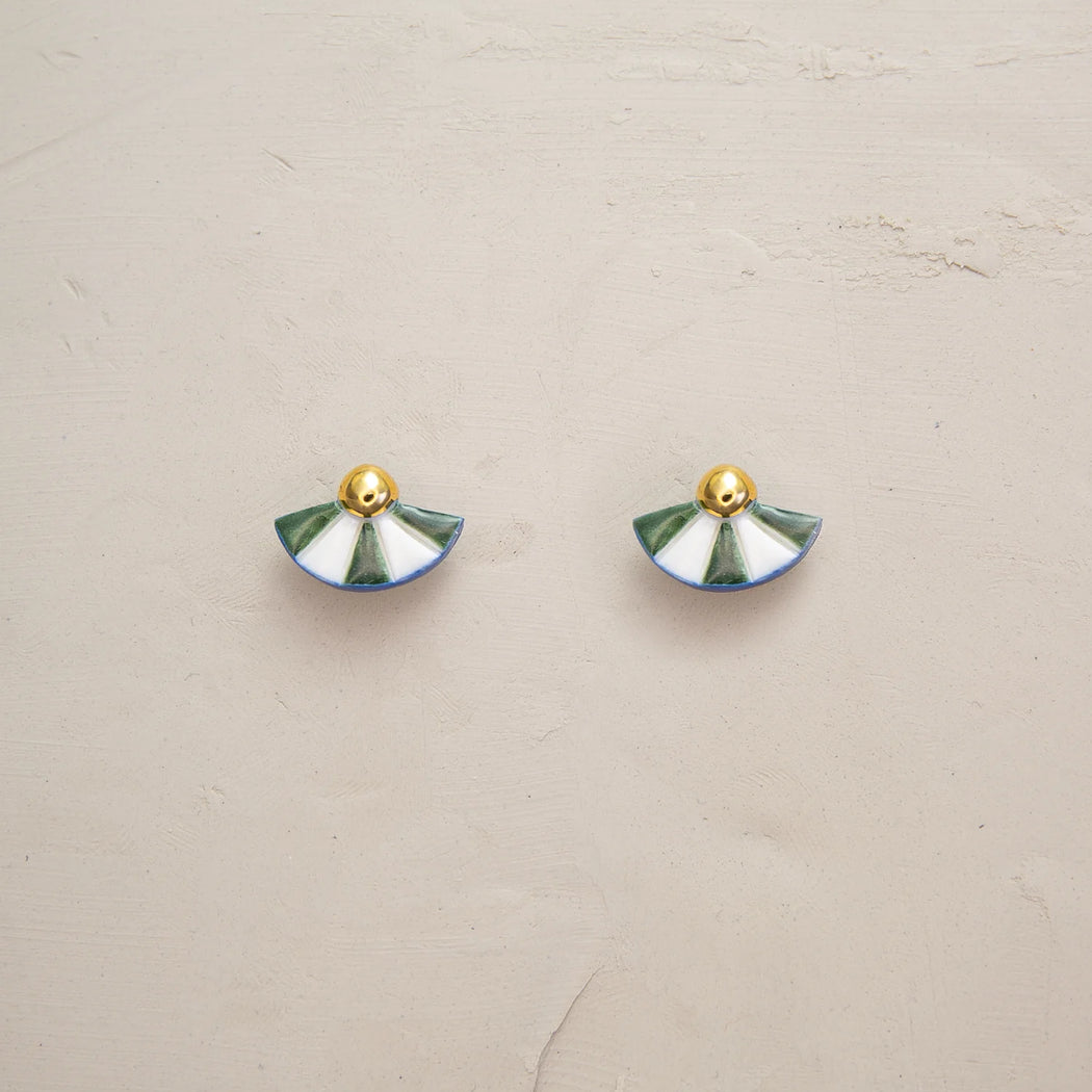 NEW Erin Lightfoot Porcelain - Grotto studs