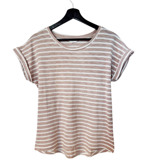 Fave restocked! Little Lies Oscar Tee - Musk pink stripe