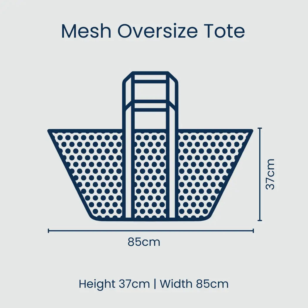 Project Ten Oversize Mesh Tote Bag - Navy