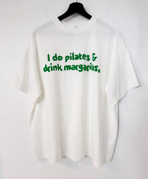 By Frankie Tee - Pilates and Margs - White