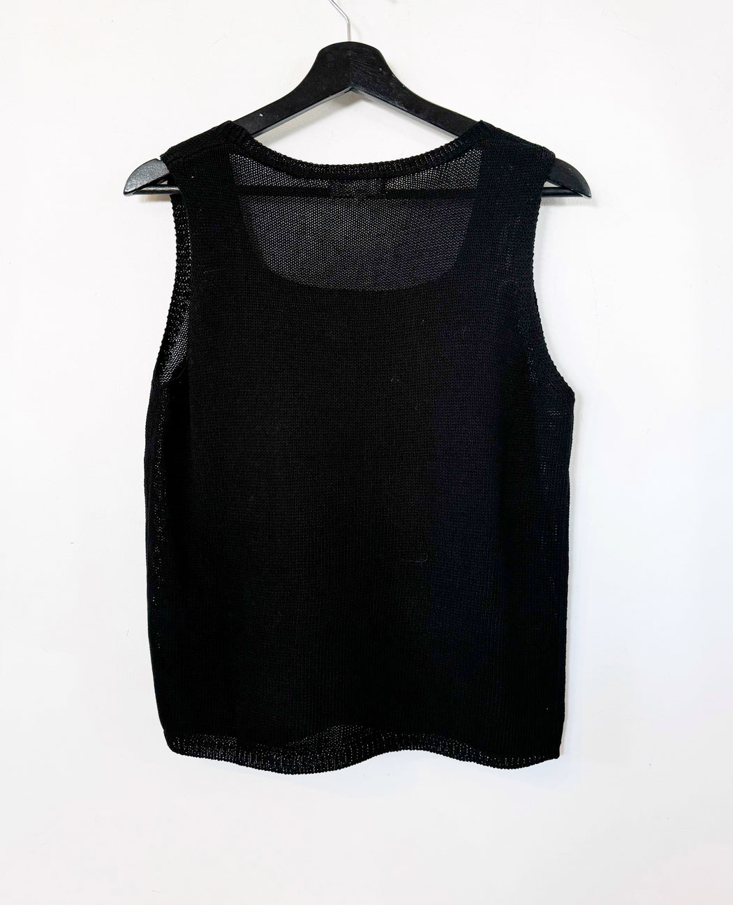 Little Lies Knit Spring Tank - New cut - Top - Black