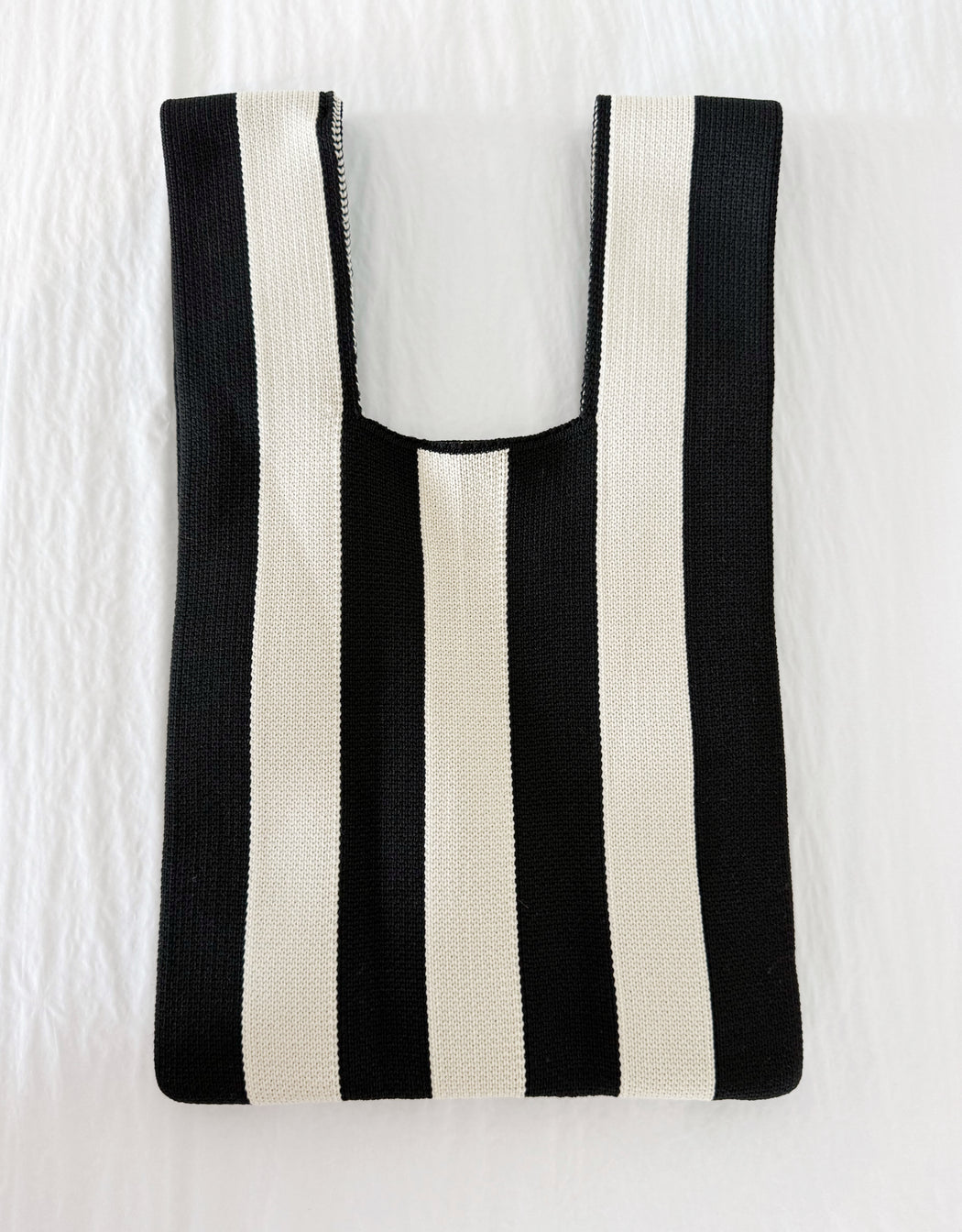Stripe Knit Bag