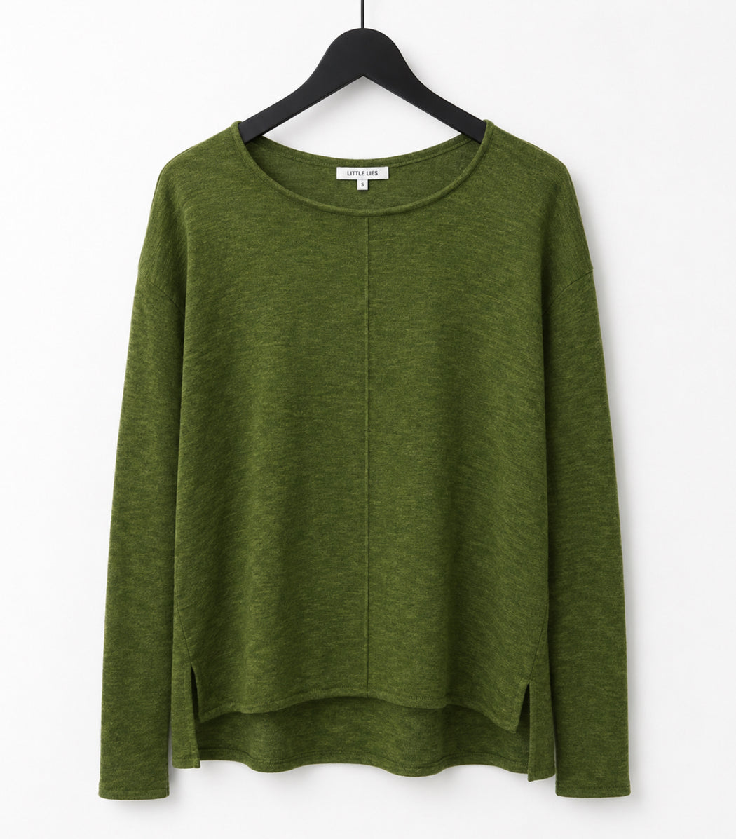 Little Lies Sacha Knit - Forrest Green