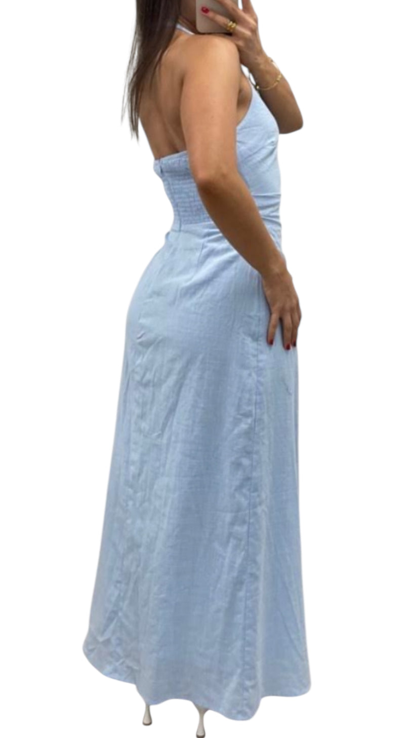 Kate Maxi Dress - Light Blue