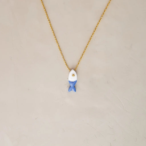 NEW Erin Lightfoot Porcelain - Fish necklace