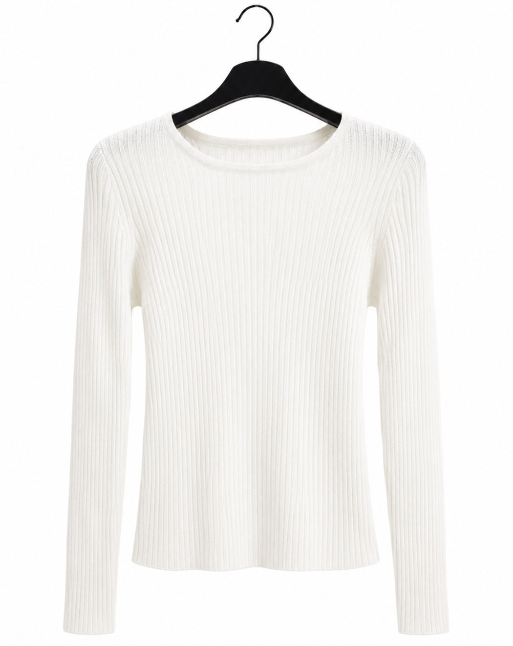 Staple rib Knit - White