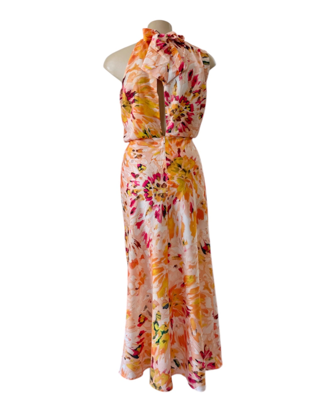 Abby Maxi Dress - Peach Multi