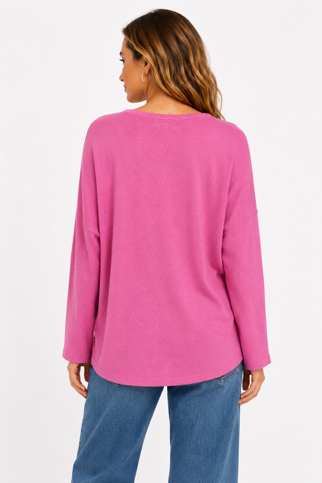 Cashmere Blend Knit - Pink