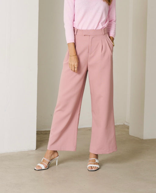 Fitted waist Pants - Pink