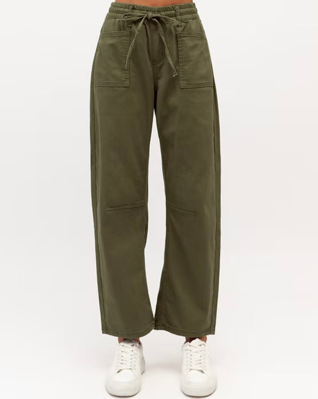 Barrel leg Jeans - Khaki