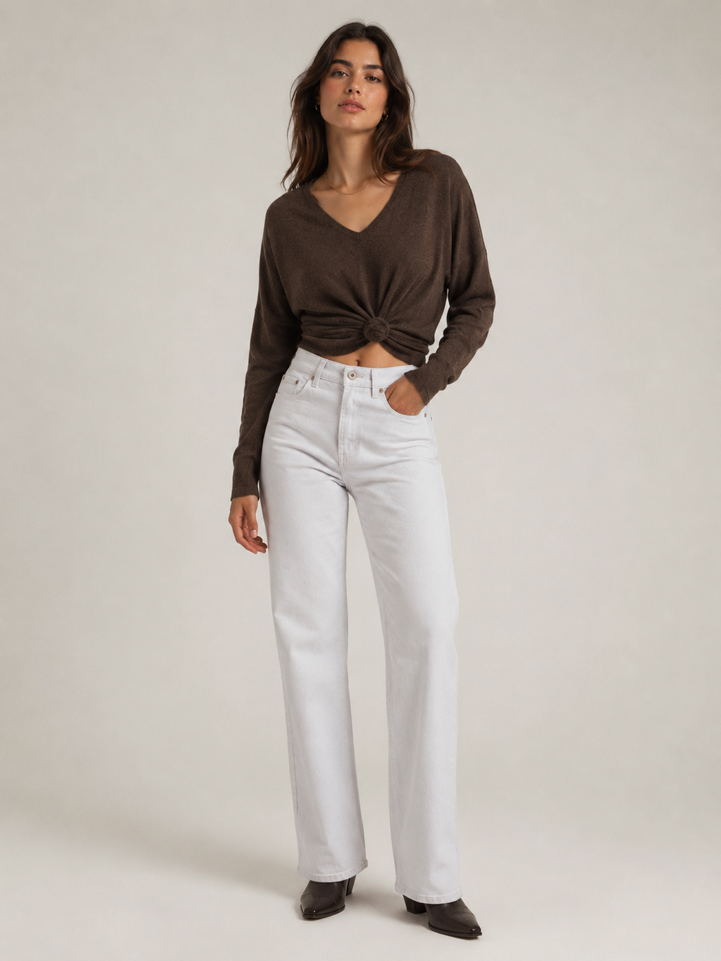 Stretch Staple Jeans - White