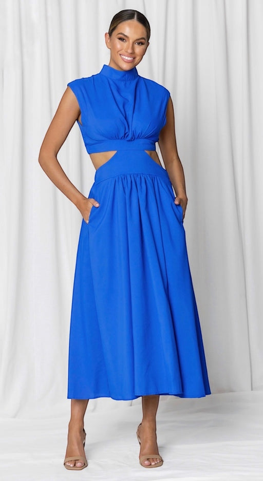 Maddison After 5 Dress - Cobalt Blue