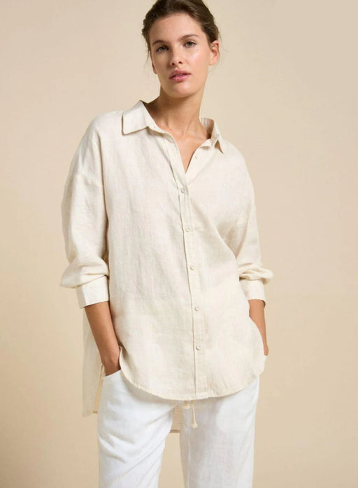 Little Lies Linen Shirt - Natural