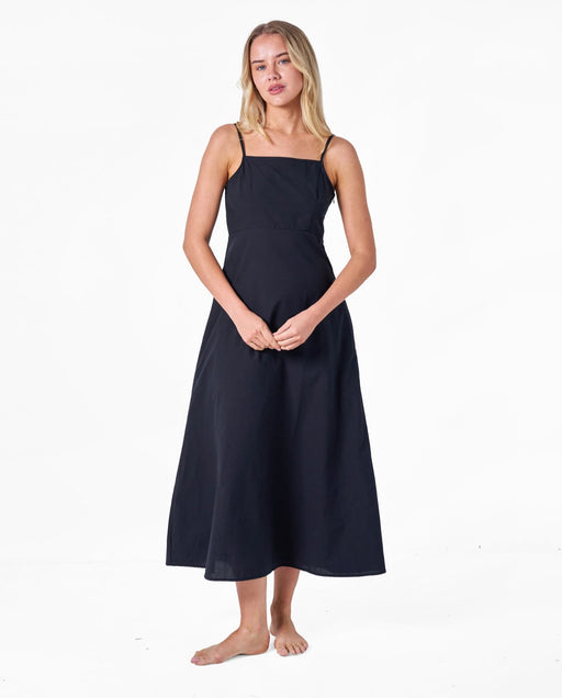 Best seller cotton Midi Dress - Black