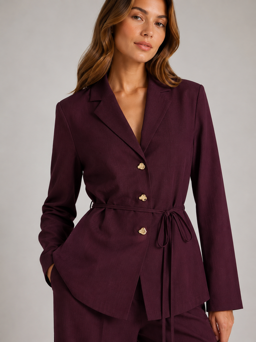 Suit Blazer - Wine