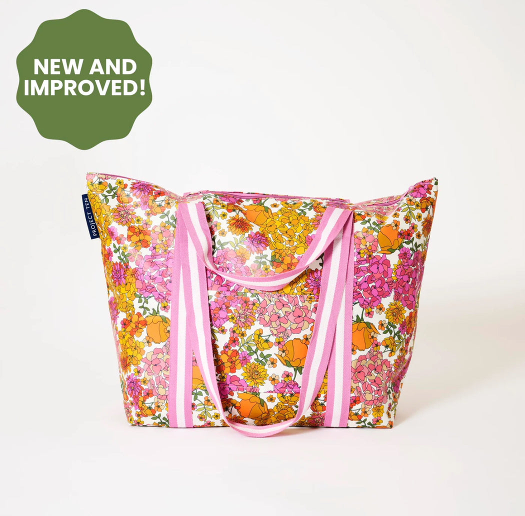 NEW DESIGN Project Ten Zip Tote Bag - Hydrangea