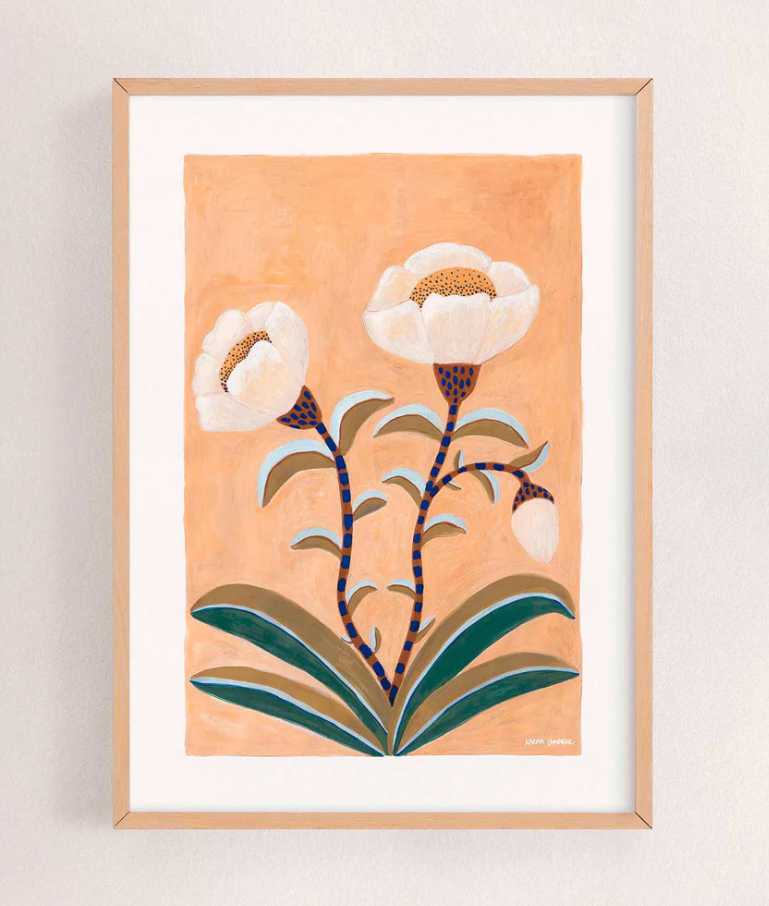 Flourish Blooms Print by Karina Jambrak